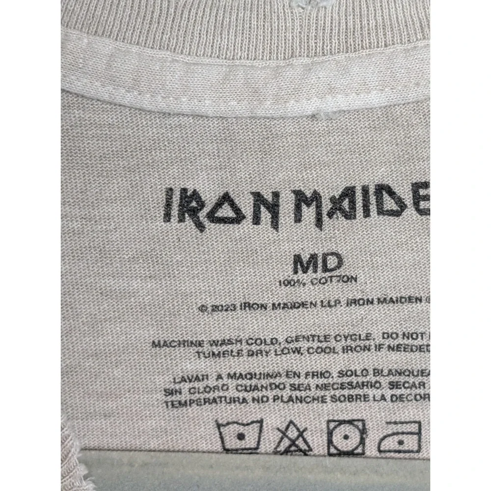 Iron Maiden‎ Chicago Mutants Distressed Short Sleeve - Sand Medium